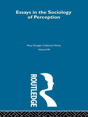 cover image of Essays on the Sociology of Perception